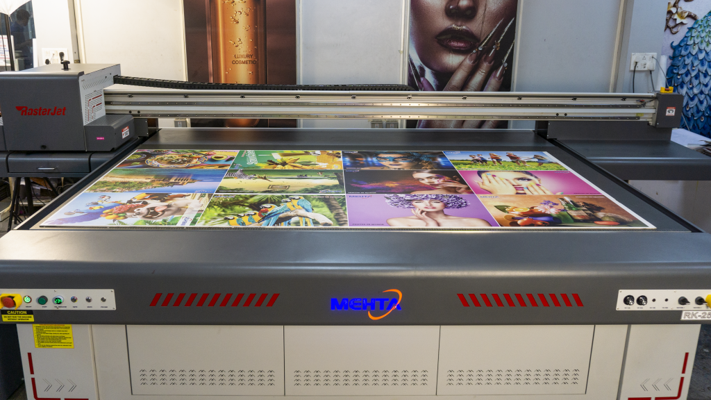 UV Flatbed printer with Kyocera ph