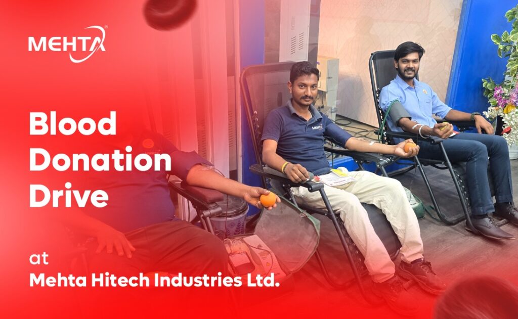 Blood donation drive at mehta hitech industries limited