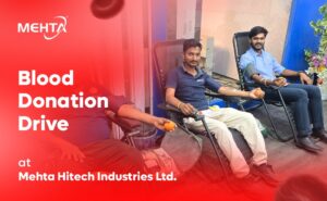 Blood donation drive at mehta hitech industries limited